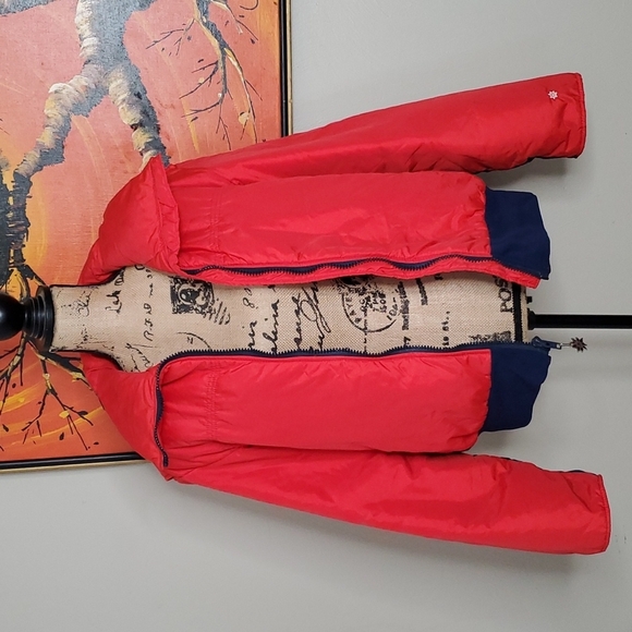 Vintage Red White and Blue Alpine Designs Goose Down Winston Parka - Picture 8 of 8